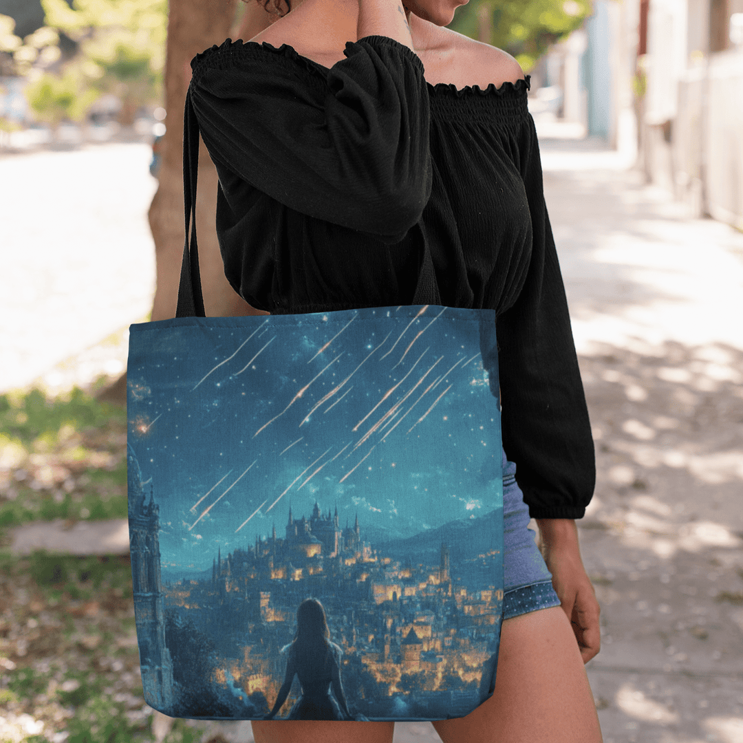 City of Starlight Oversized Tote Bag - Milady's Mythical Market