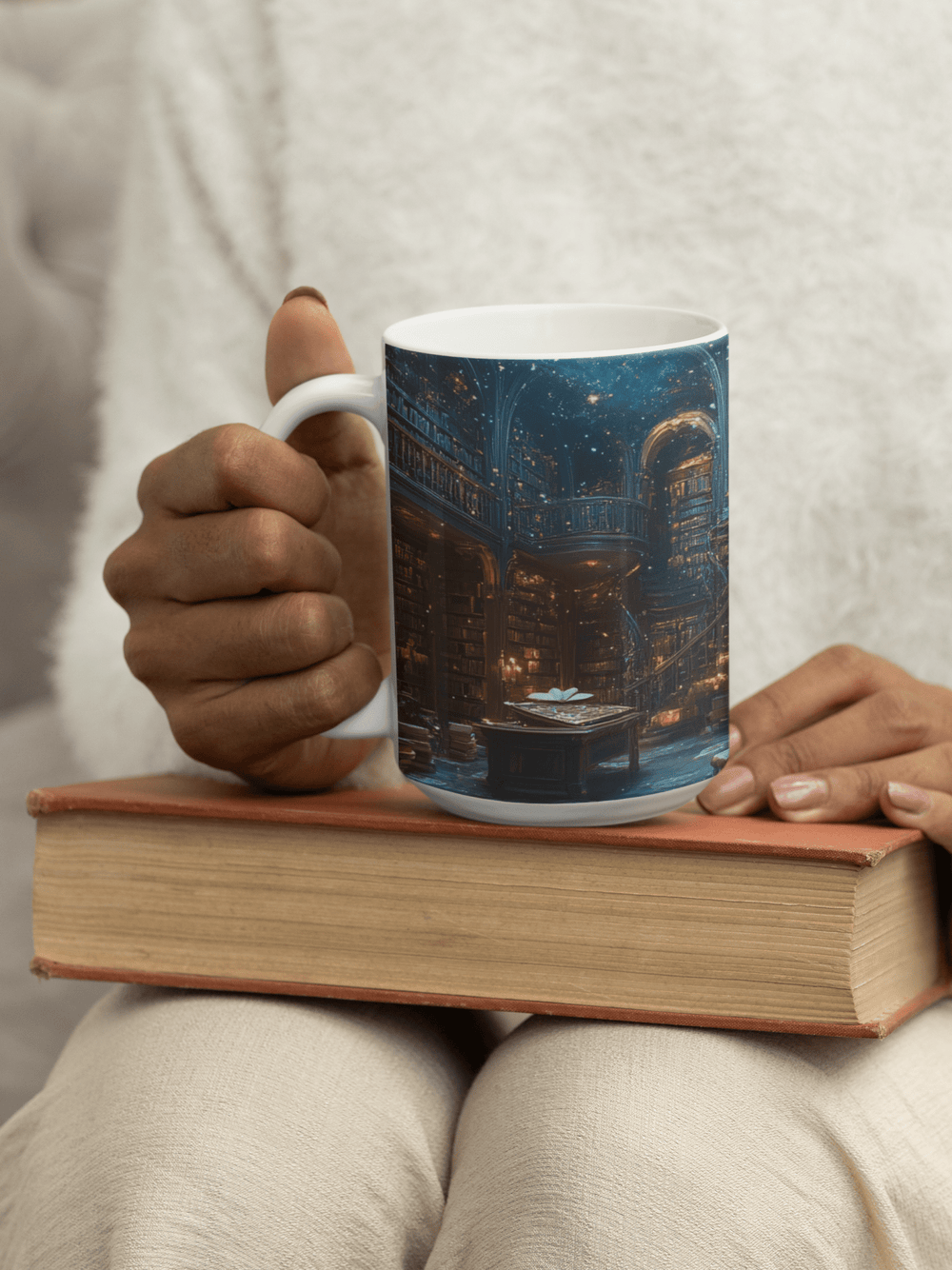 Enchanted Library 15 oz Mug - Milady's Mythical Market