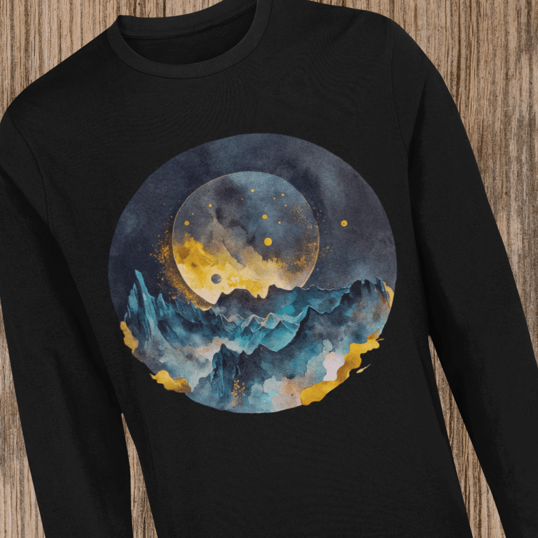 Enchanted Moon Long Sleeve Tee - Milady's Mythical Market