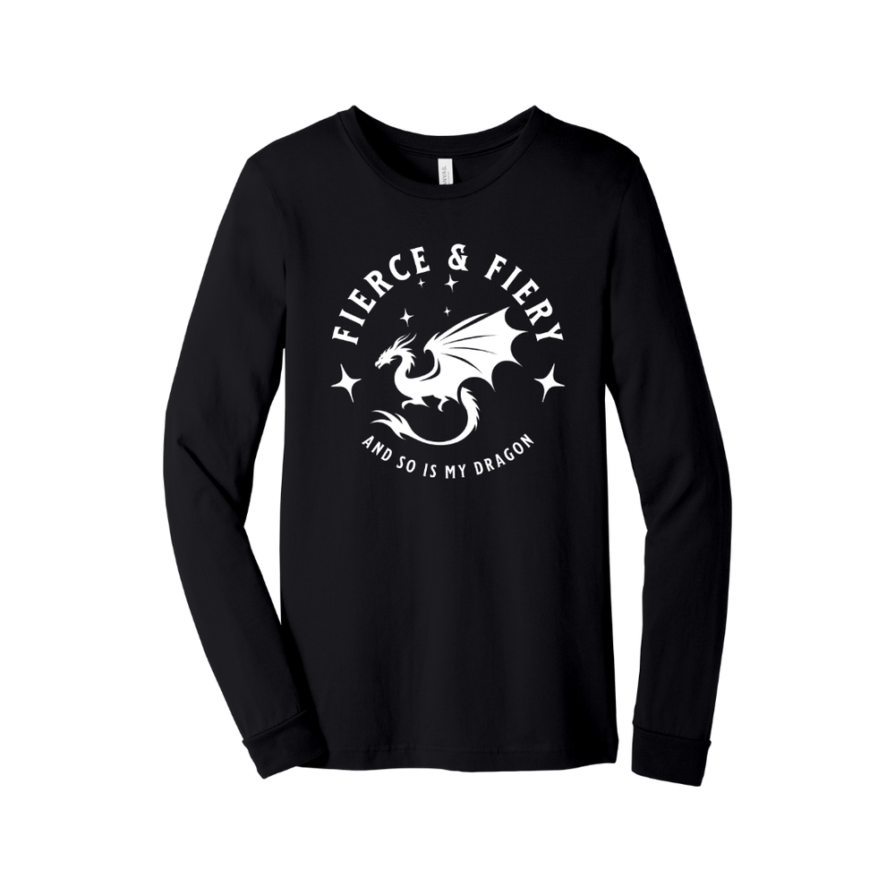 Fierce & Fiery Long - Sleeve T-Shirt - Milady's Mythical Market