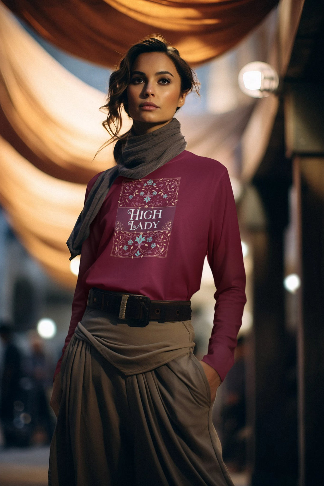 High Lady Long Sleeve Tee - Milady's Mythical Market