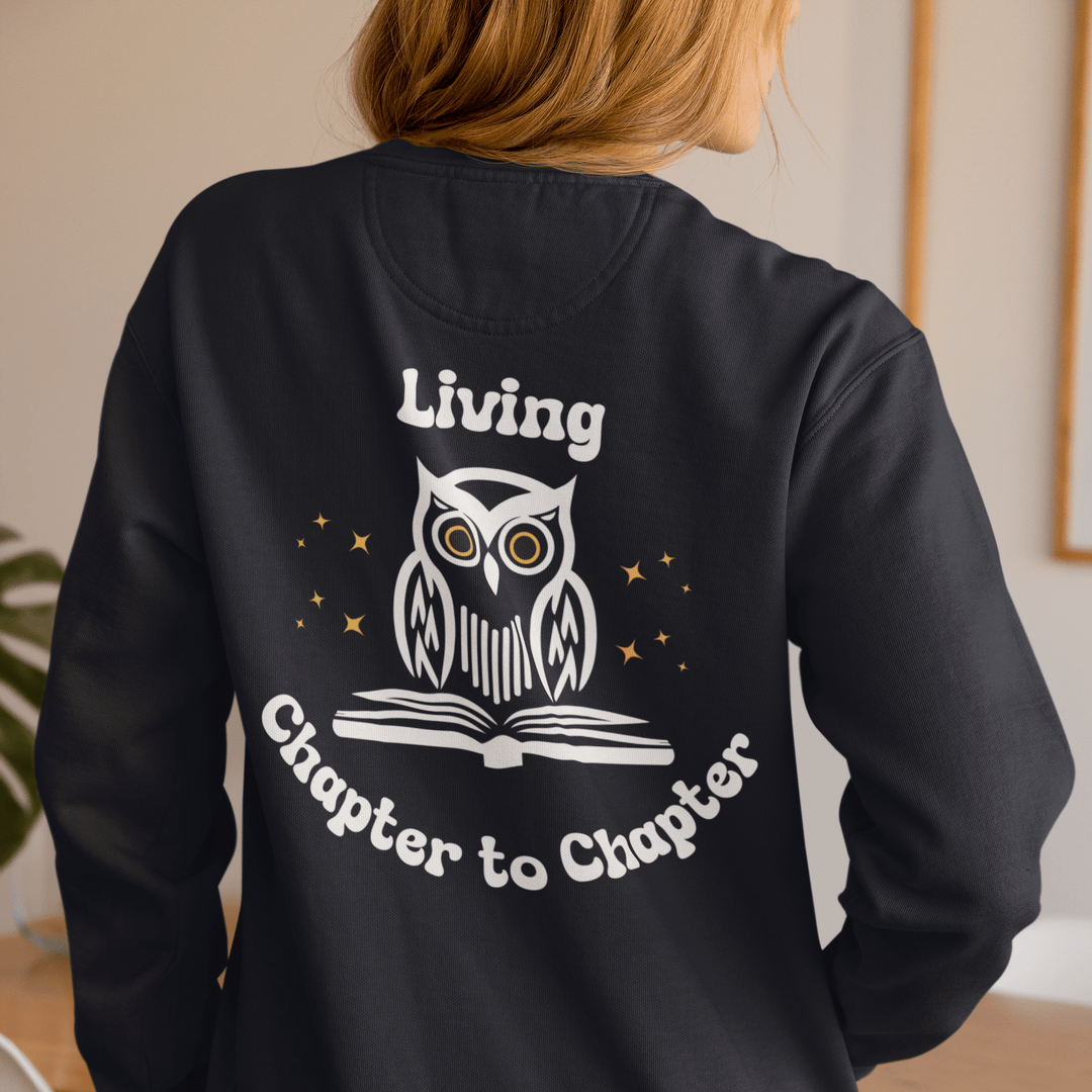 Living Chapter to Chapter Crewneck Sweatshirt - Read Til Dawn