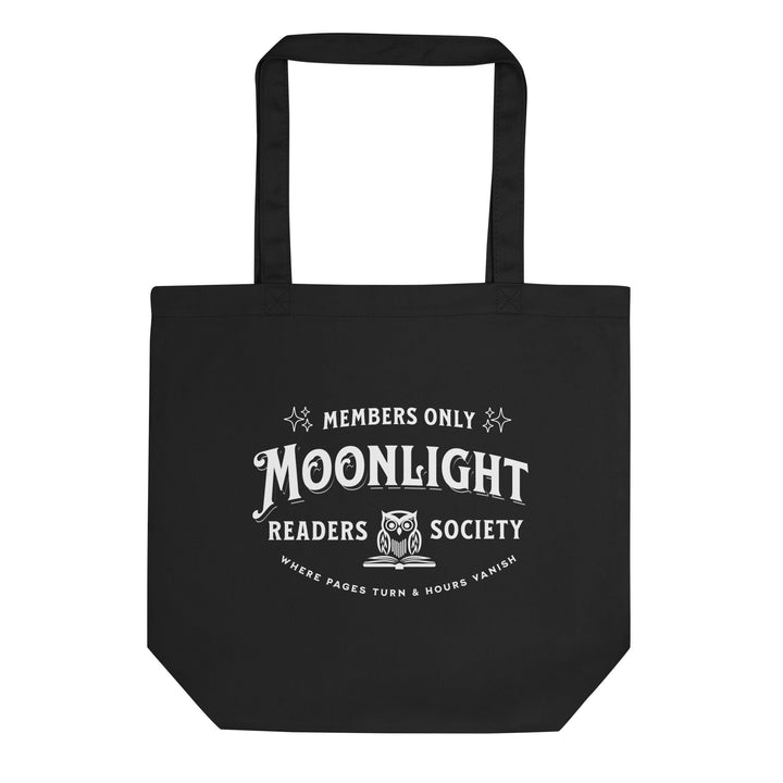 Moonlight Readers Society Eco - Friendly Organic Cotton Tote Bag - Milady's Mythical Market