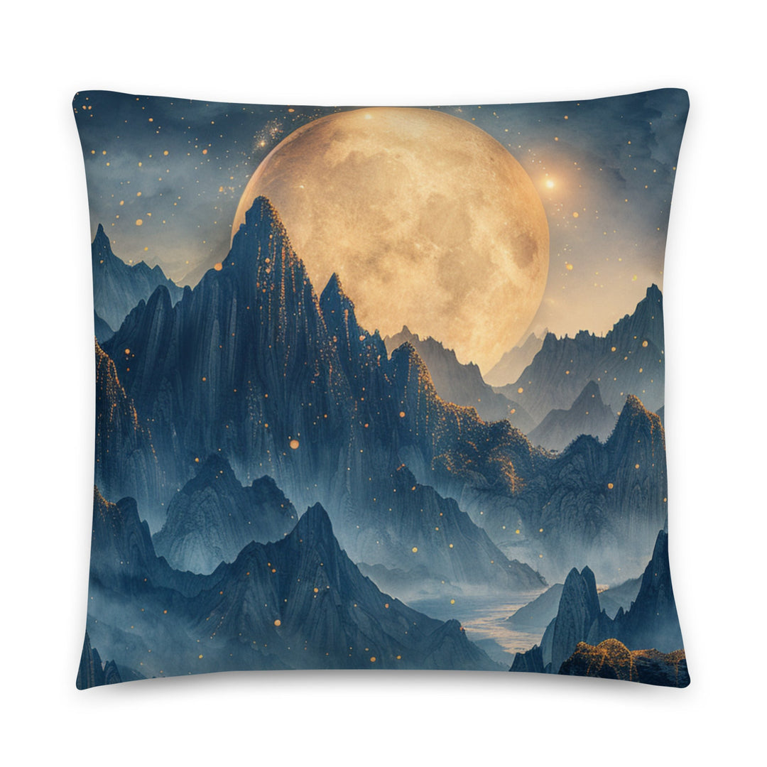 Moonlit Horizons Oversized Pillow | 22"x22" Oversized Fantasy Throw Pillow - Milady's Mythical Market