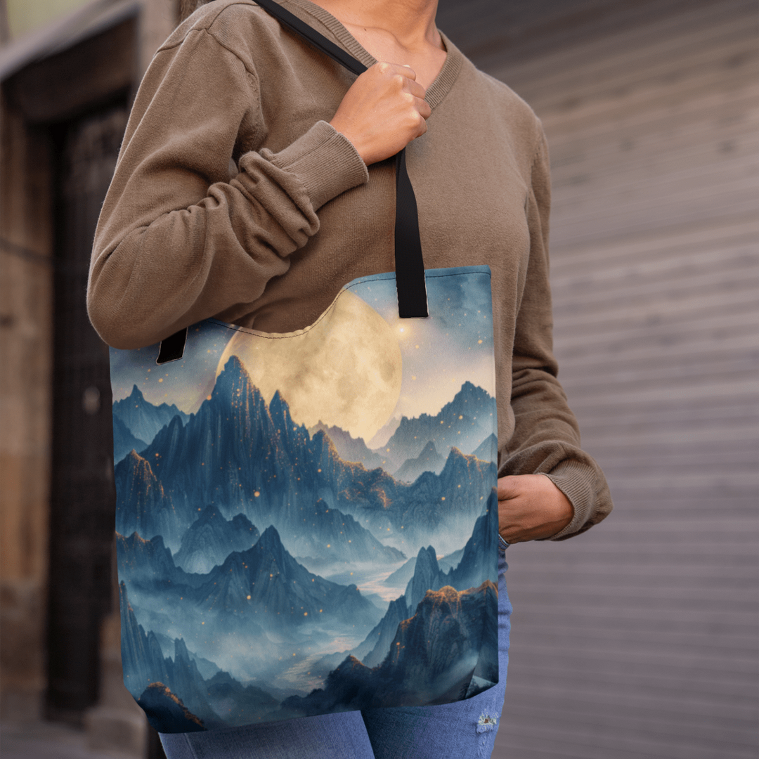 Moonlit Horizons Oversized Tote Bag - Milady's Mythical Market