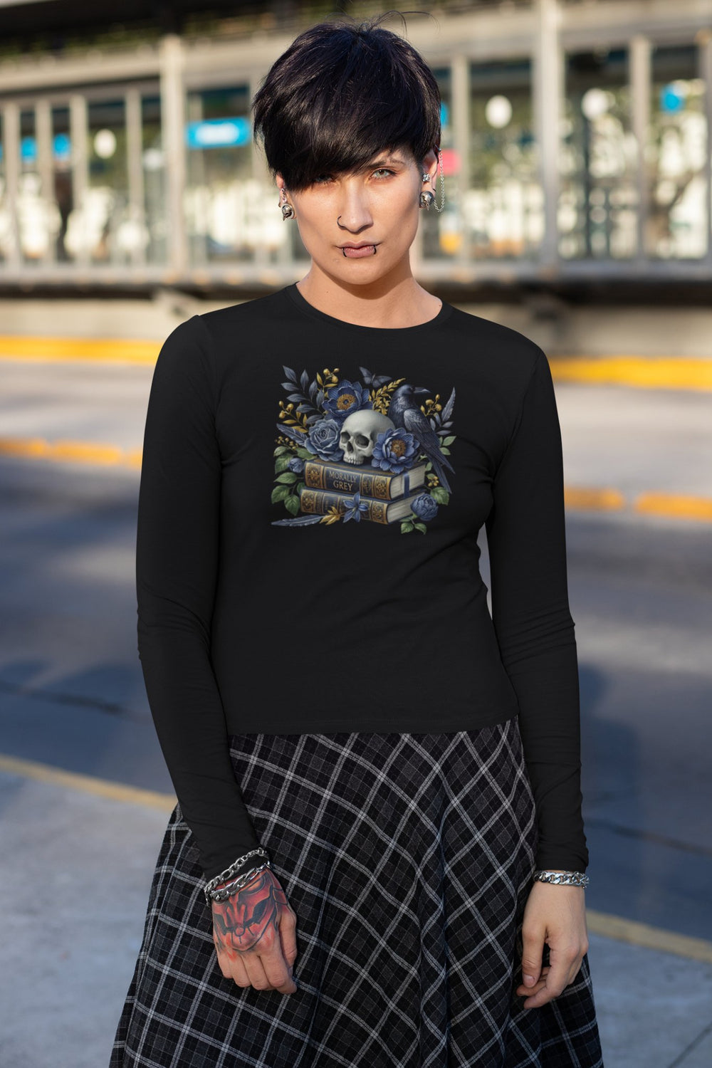 Morally Grey Long Sleeve Tee - Milady's Mythical Market