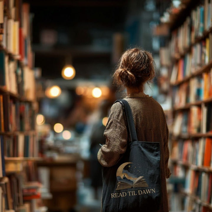 Read Til Dawn Eco Tote Bag - Read Til Dawn