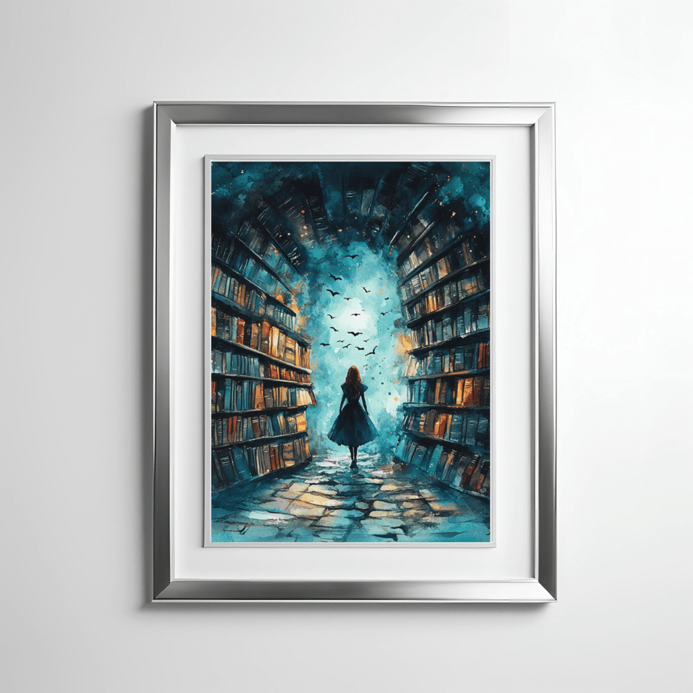 Stepping Into a Story Premium Poster - Milady's Mythical Market