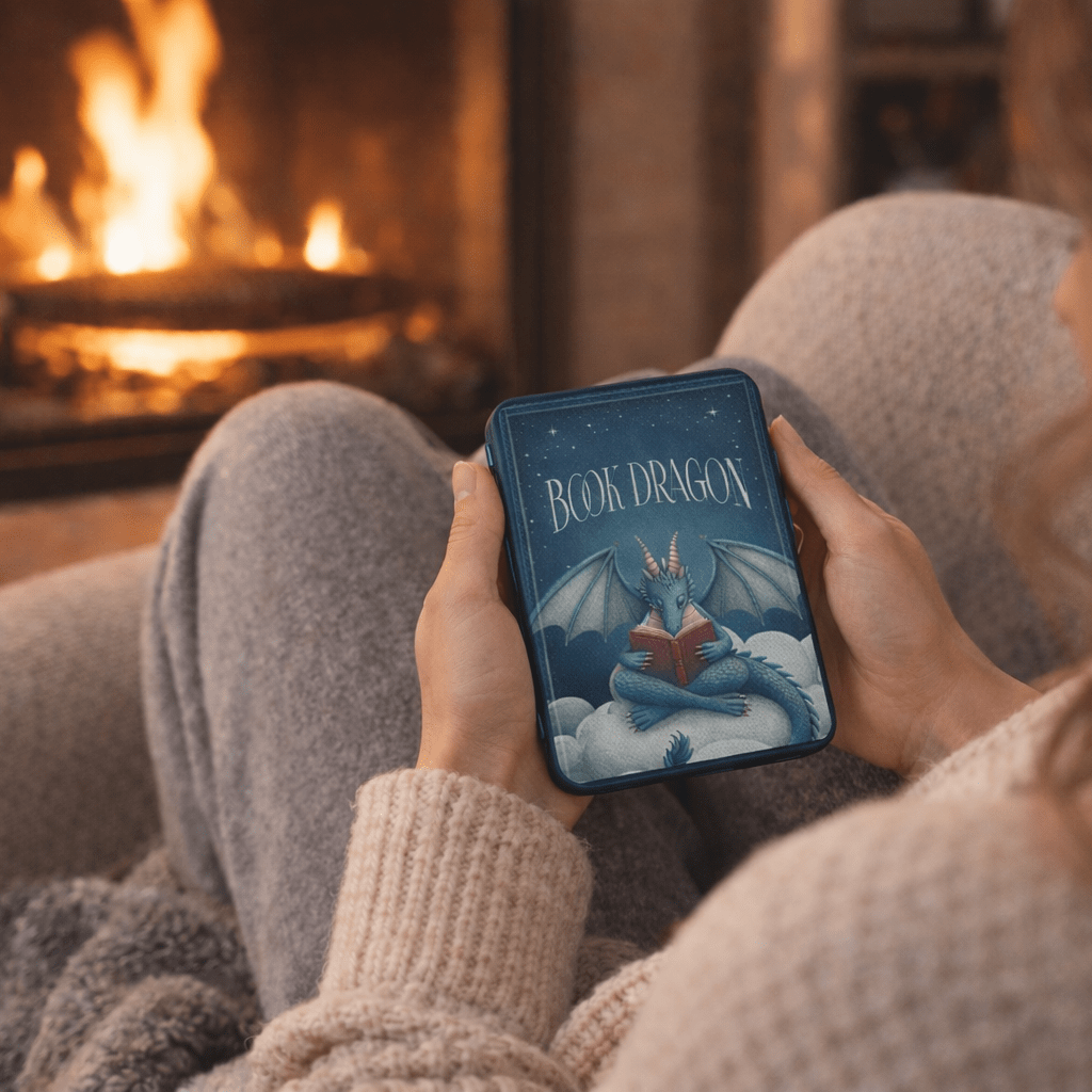 Book Dragon Kindle Case - Read Til Dawn