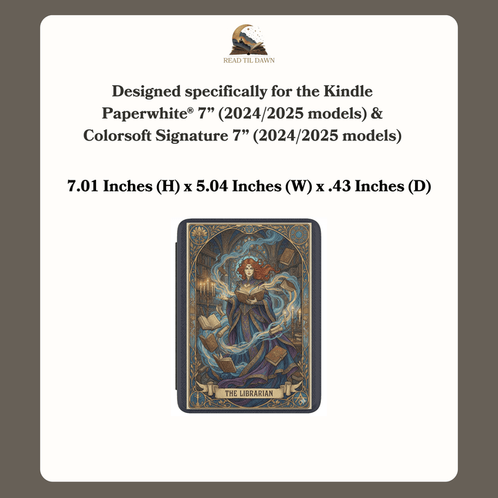 Book Dragon Kindle Case - Read Til Dawn