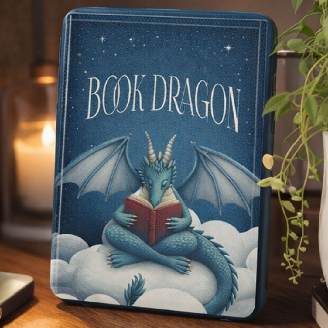 Book Dragon Kindle Case - Read Til Dawn