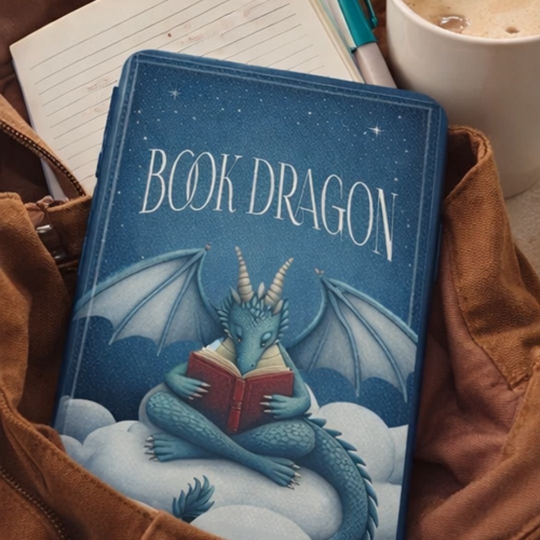 Book Dragon Kindle Case - Read Til Dawn