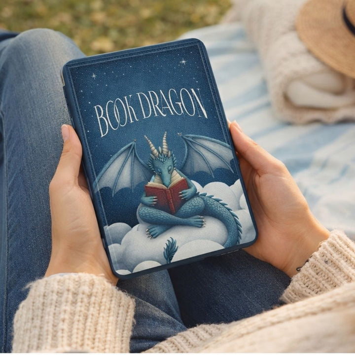 Book Dragon Kindle Case - Read Til Dawn