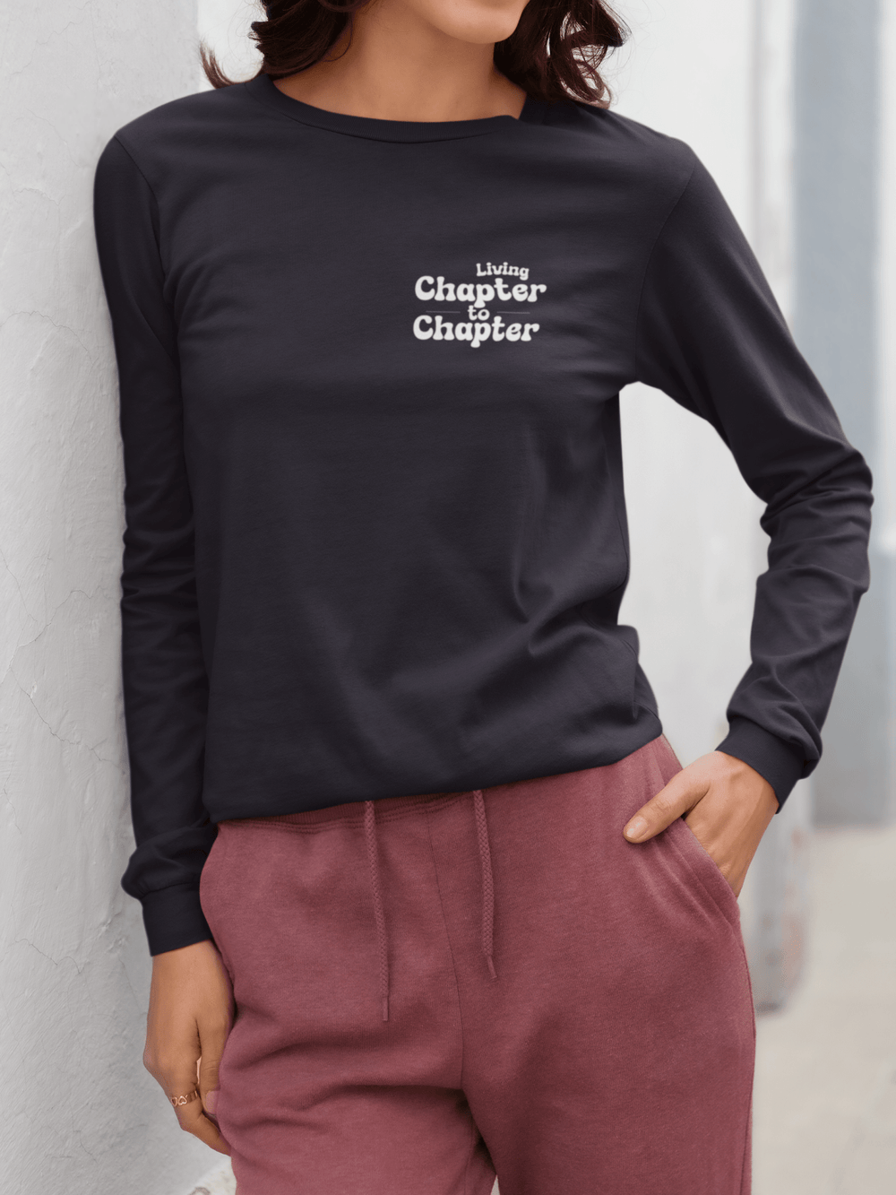 Chapter to Chapter Long Sleeve [Back Logo] - Milady's Mythical Market