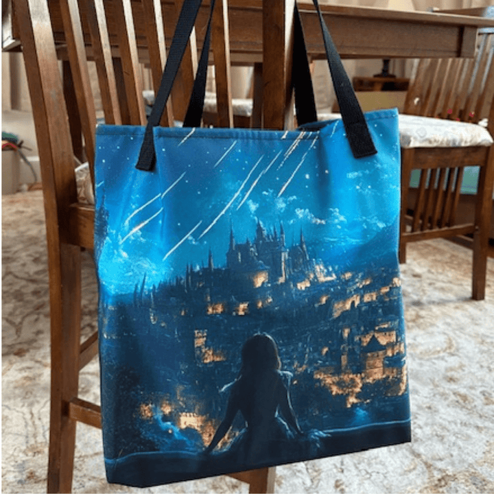 City of Starlight Oversized Tote Bag - Milady's Mythical Market