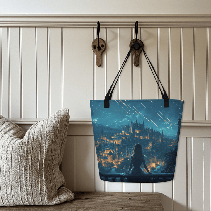 City of Starlight Oversized Tote Bag - Milady's Mythical Market