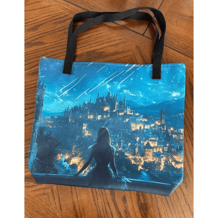 City of Starlight Oversized Tote Bag - Milady's Mythical Market