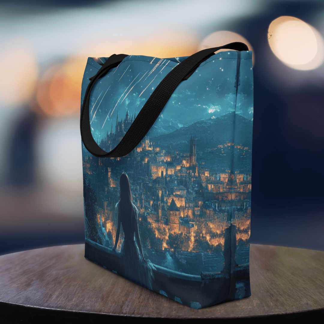 City of Starlight Oversized Tote Bag - Milady's Mythical Market