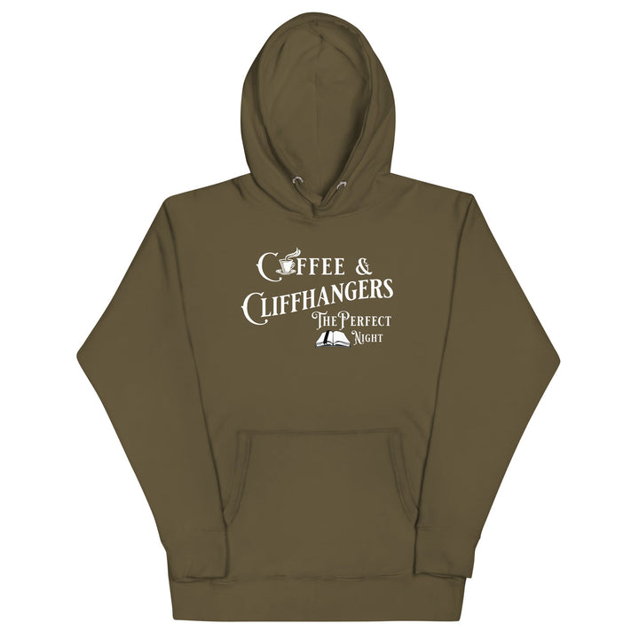 Coffee & Cliffhangers Hoodie - Milady's Mythical Market
