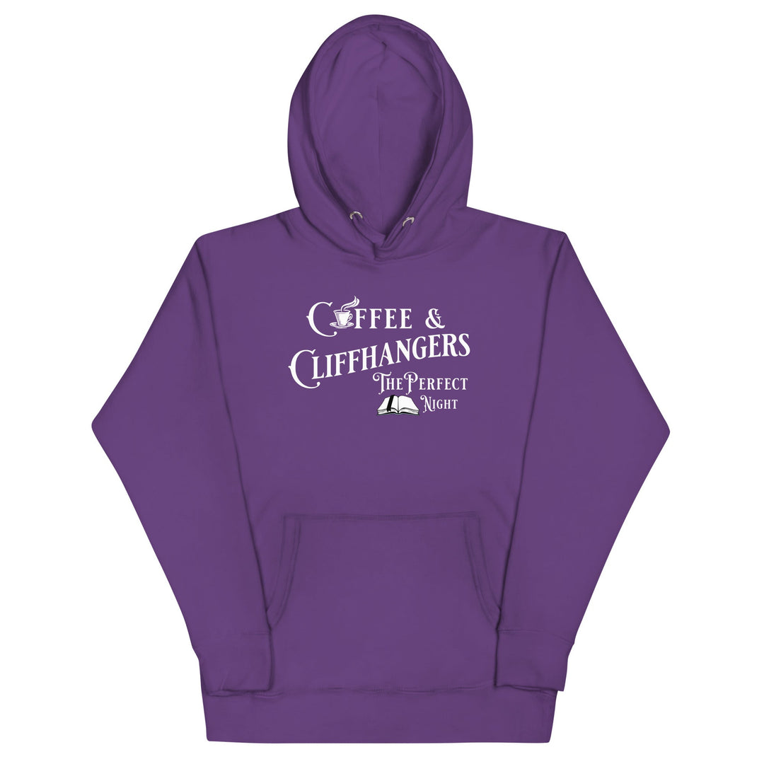 Coffee & Cliffhangers Hoodie - Milady's Mythical Market