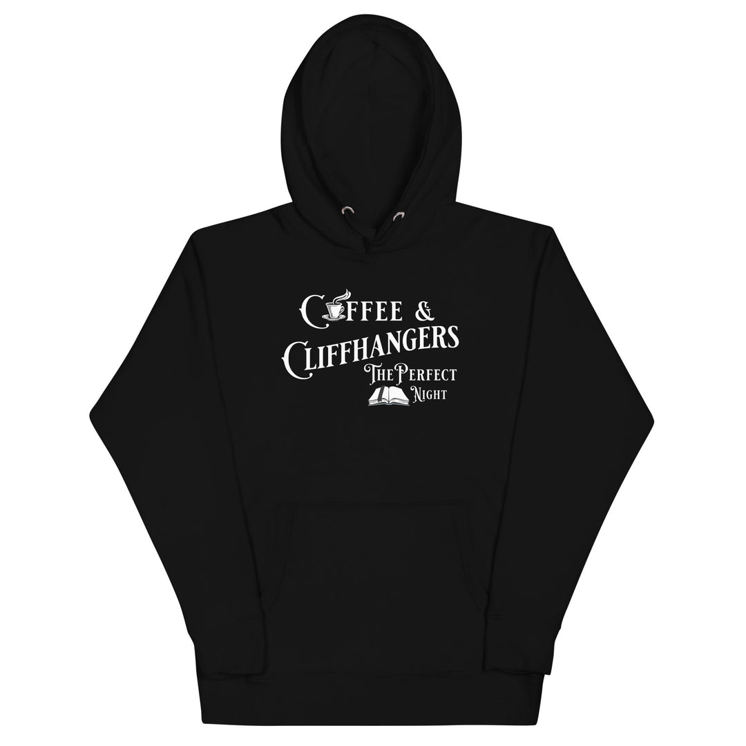 Coffee & Cliffhangers Hoodie - Milady's Mythical Market