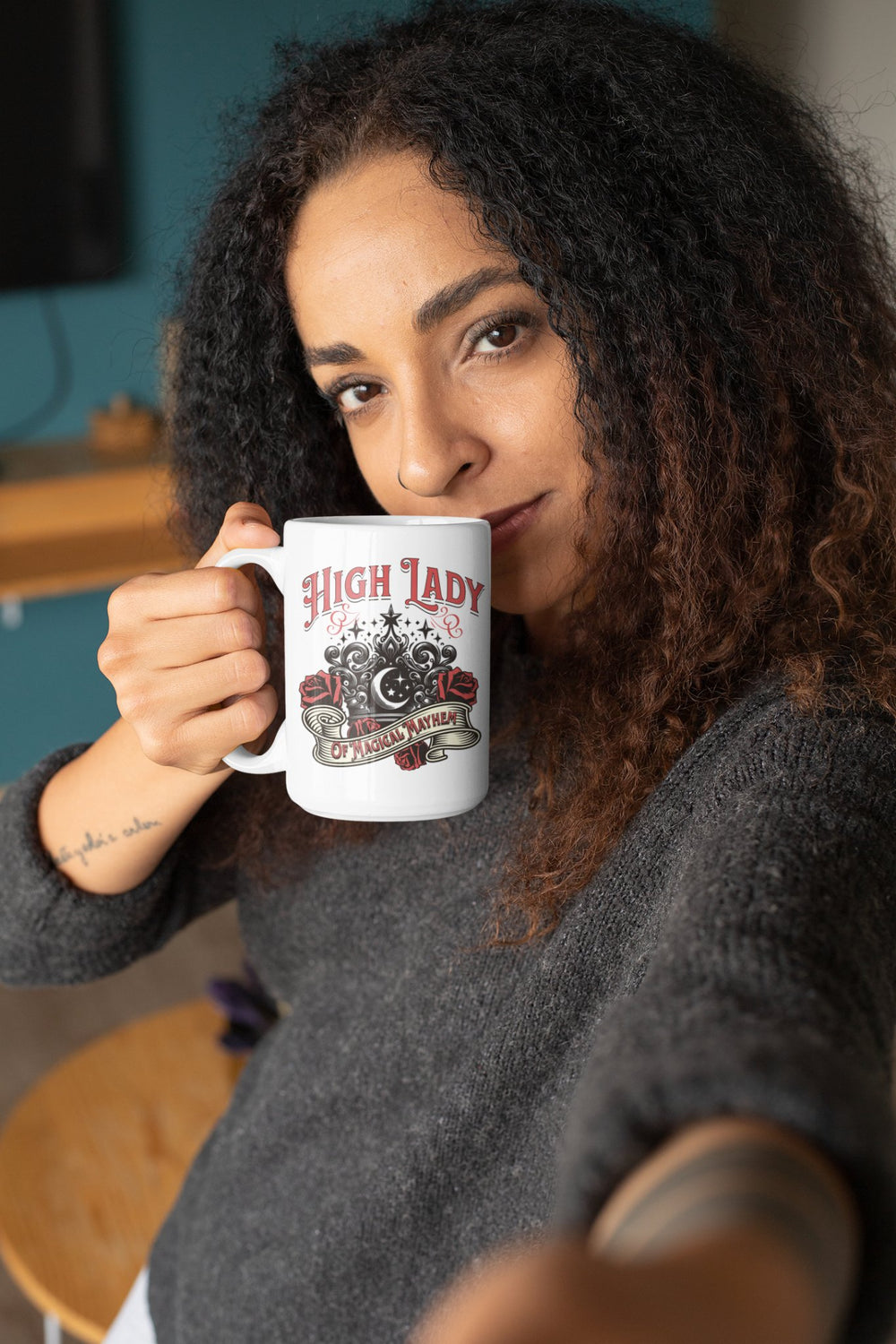 High Lady of Magical Mayhem 15 oz Mug - Milady's Mythical Market