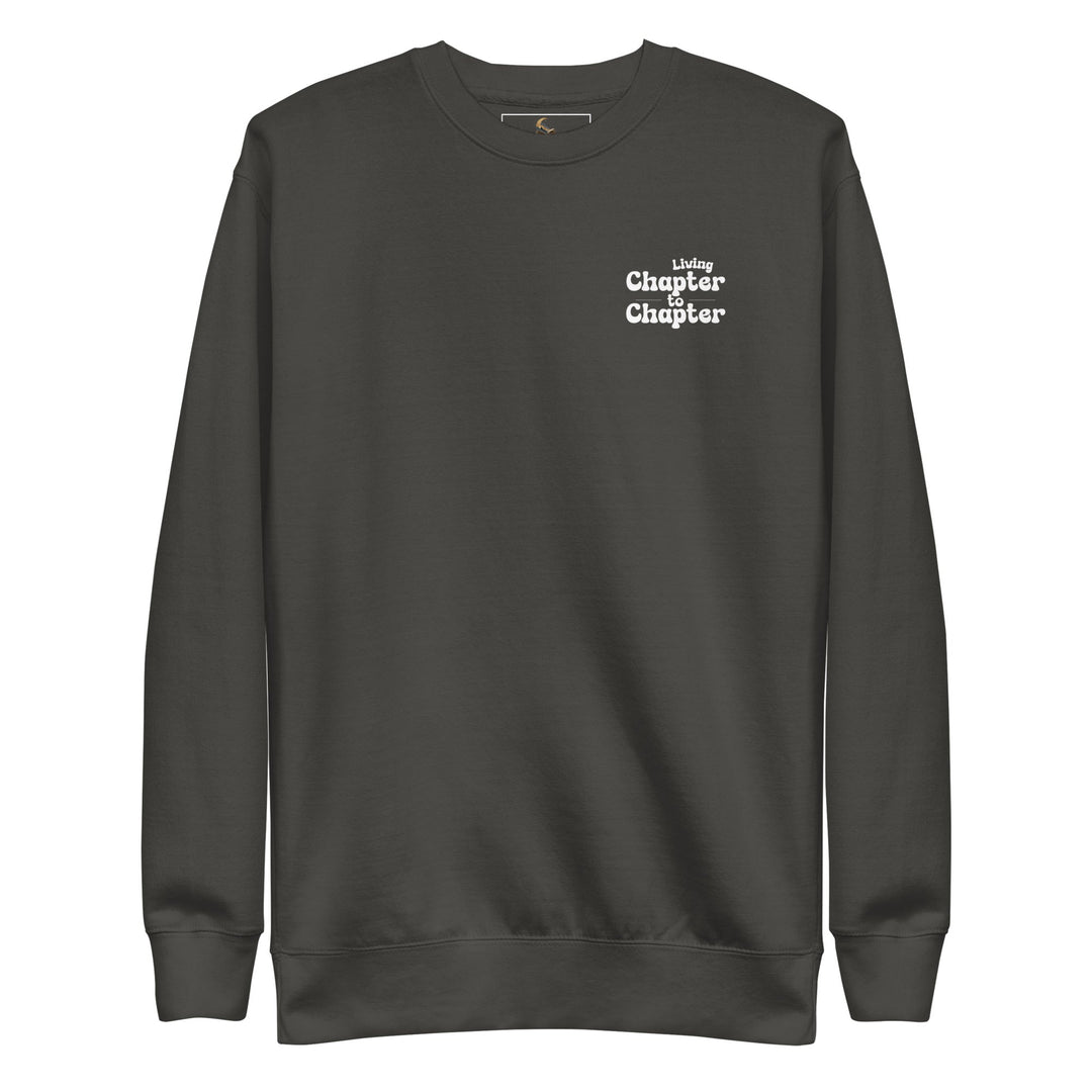 Living Chapter to Chapter Crewneck Sweatshirt - Read Til Dawn