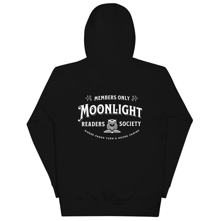 Moonlight Readers Society [Back Print] Premium Hoodie - Read Til Dawn