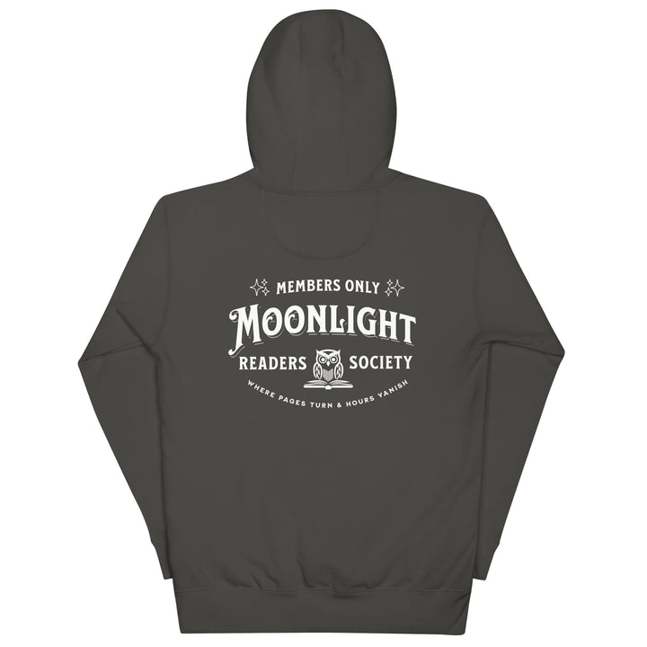 Moonlight Readers Society [Back Print] Premium Hoodie - Read Til Dawn