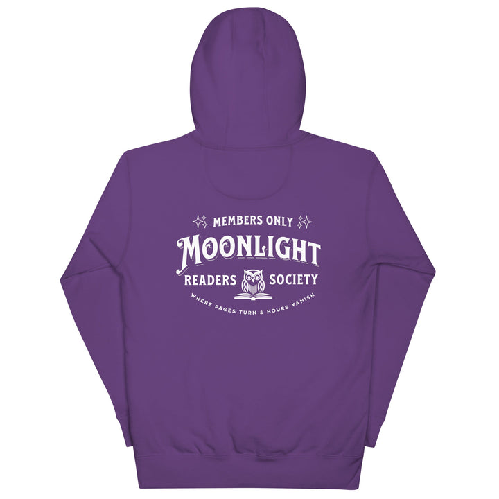 Moonlight Readers Society [Back Print] Premium Hoodie - Read Til Dawn