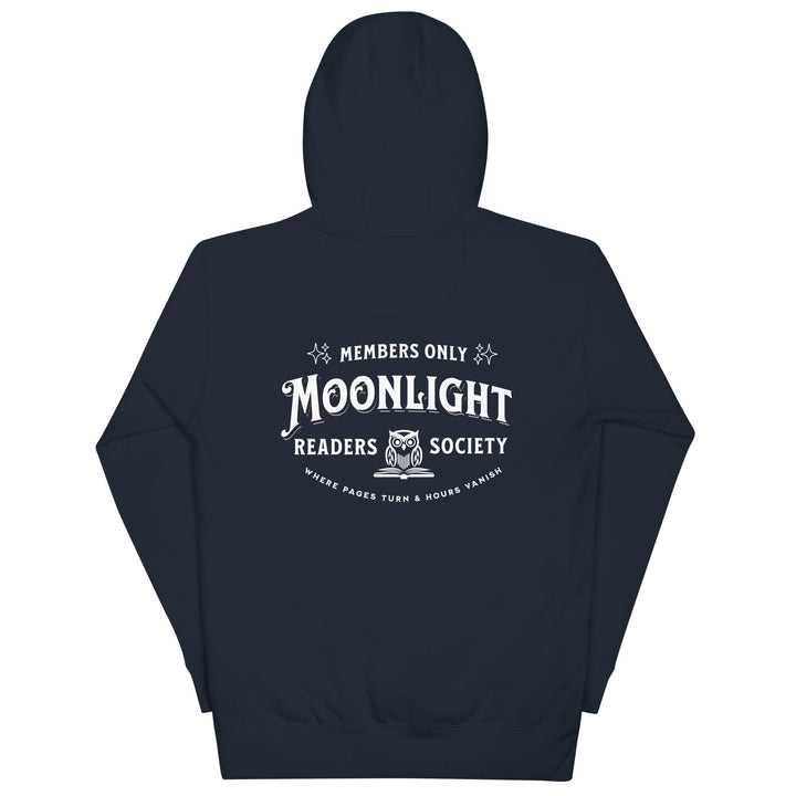 Moonlight Readers Society [Back Print] Premium Hoodie - Read Til Dawn