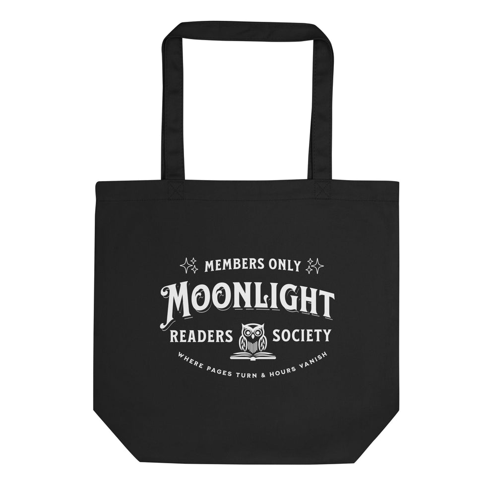 Moonlight Readers Society Eco - Friendly Organic Cotton Tote Bag - Milady's Mythical Market