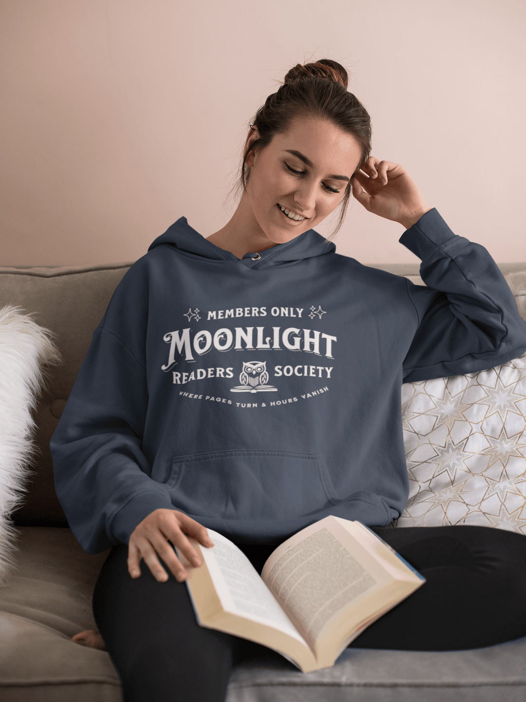 Moonlight Readers Society Hoodie - Milady's Mythical Market