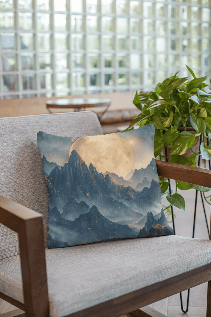 Moonlit Horizons Oversized Pillow | 22"x22" Oversized Fantasy Throw Pillow - Milady's Mythical Market