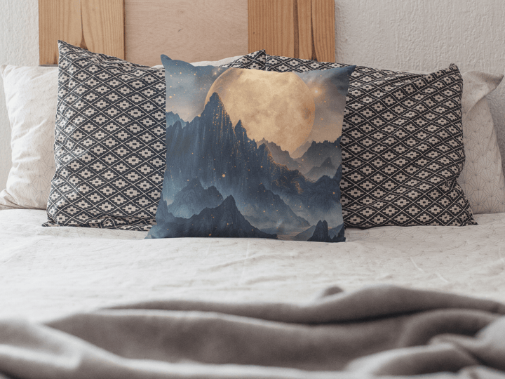 Moonlit Horizons Oversized Pillow | 22"x22" Oversized Fantasy Throw Pillow - Milady's Mythical Market