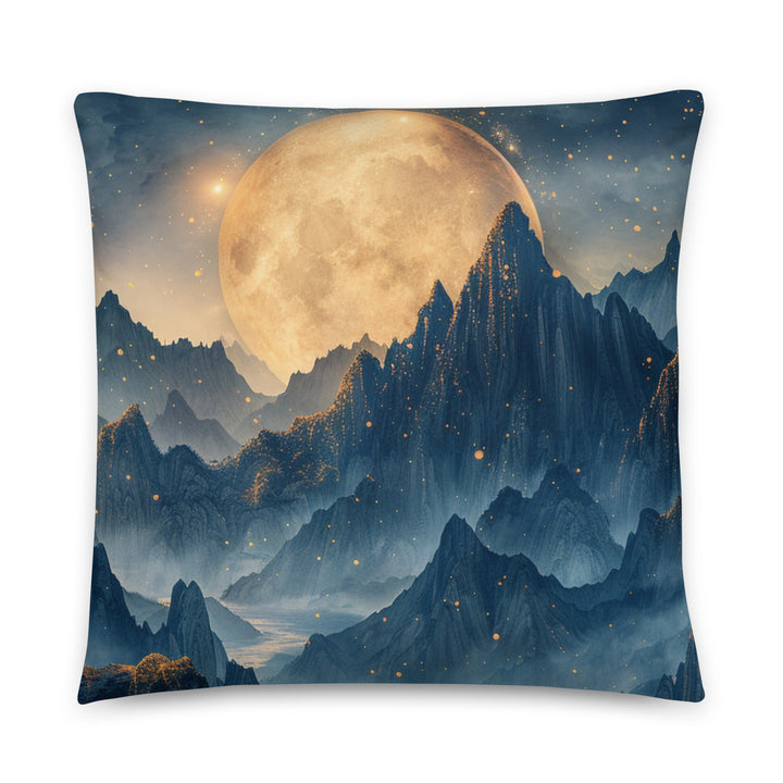 Moonlit Horizons Oversized Pillow | 22"x22" Oversized Fantasy Throw Pillow - Milady's Mythical Market