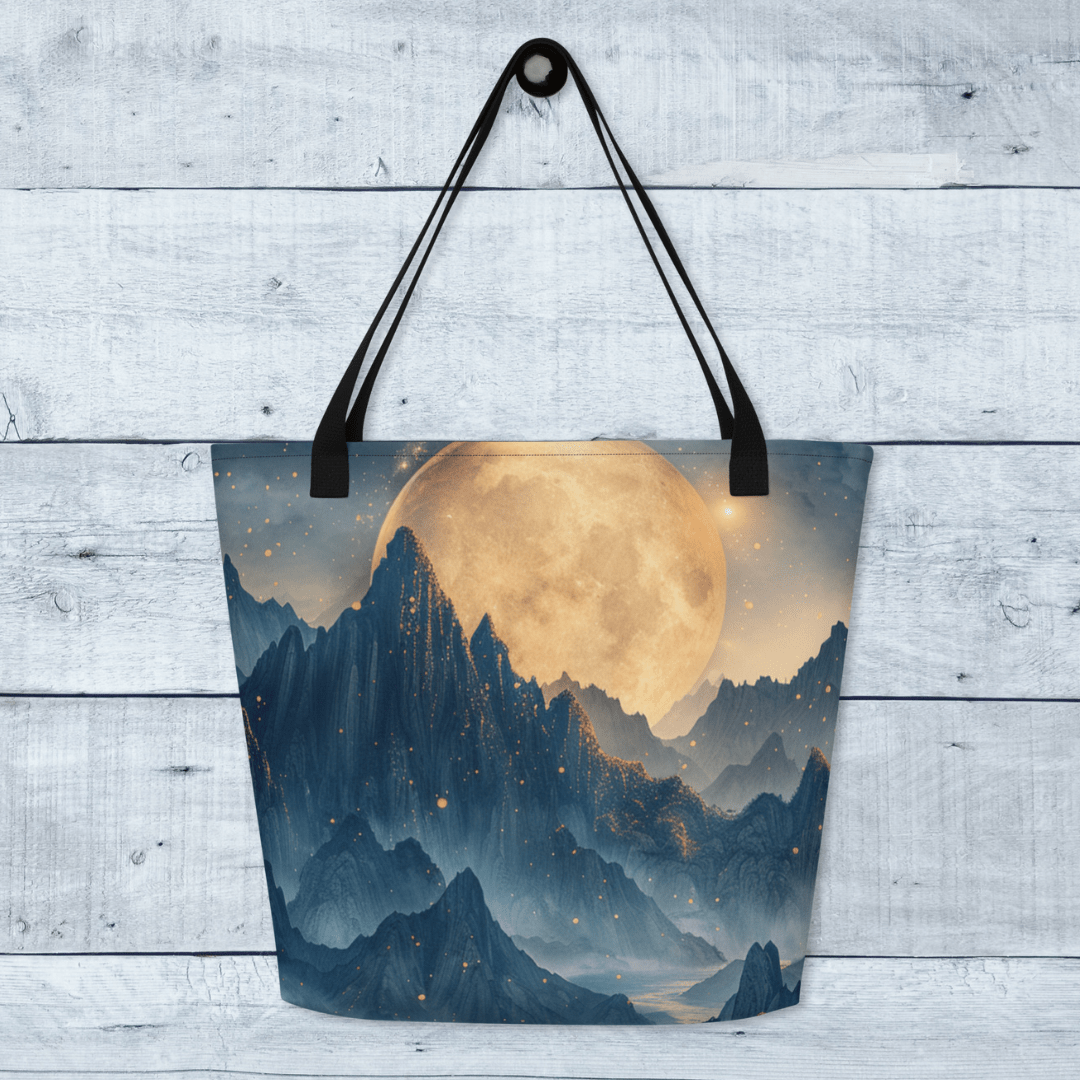 Moonlit Horizons Oversized Tote Bag - Milady's Mythical Market