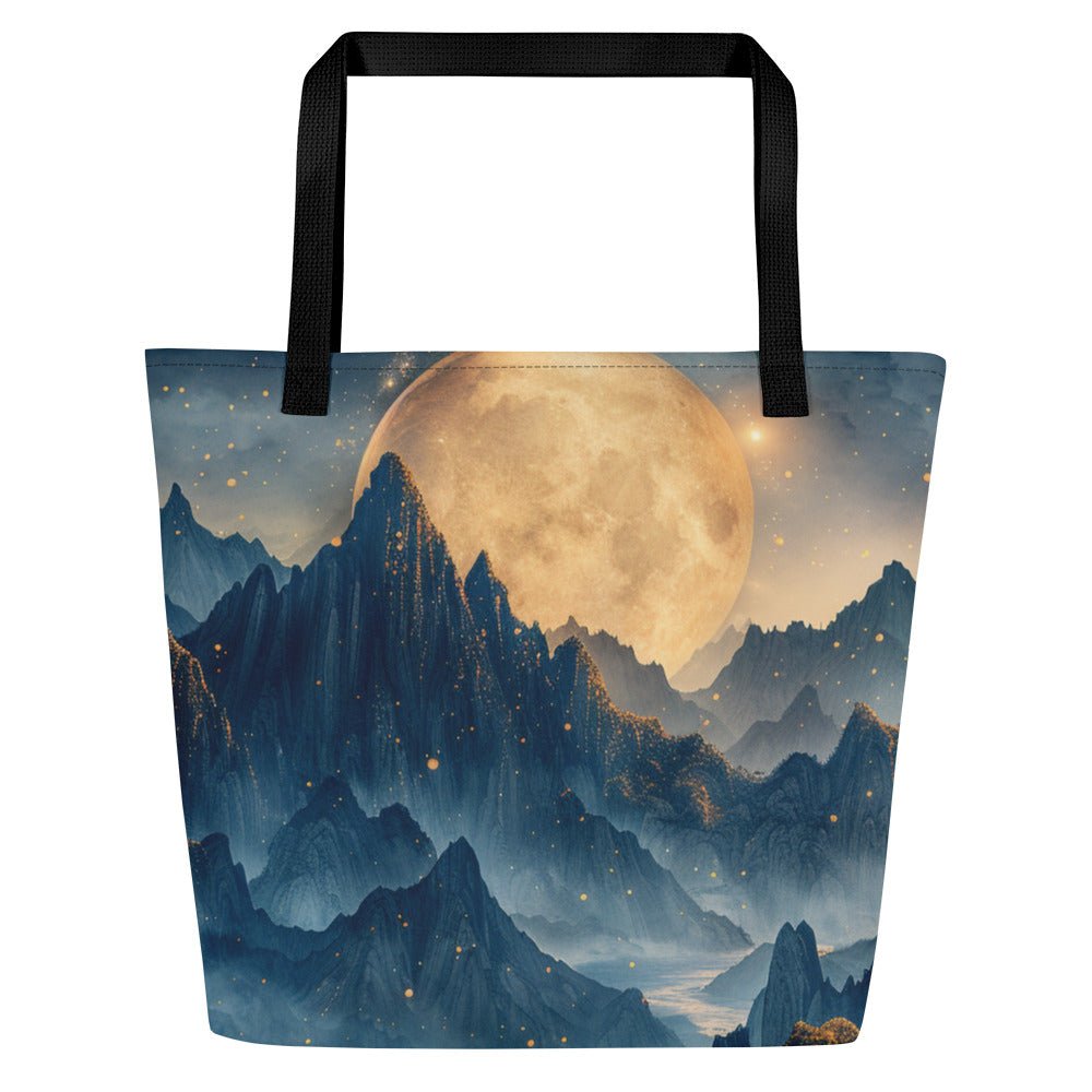 Moonlit Horizons Oversized Tote Bag - Milady's Mythical Market