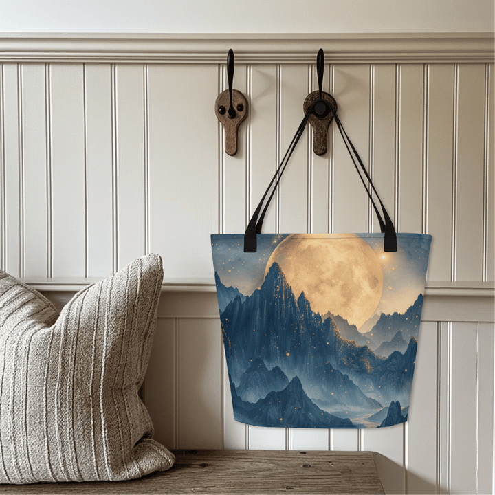 Moonlit Horizons Oversized Tote Bag - Milady's Mythical Market