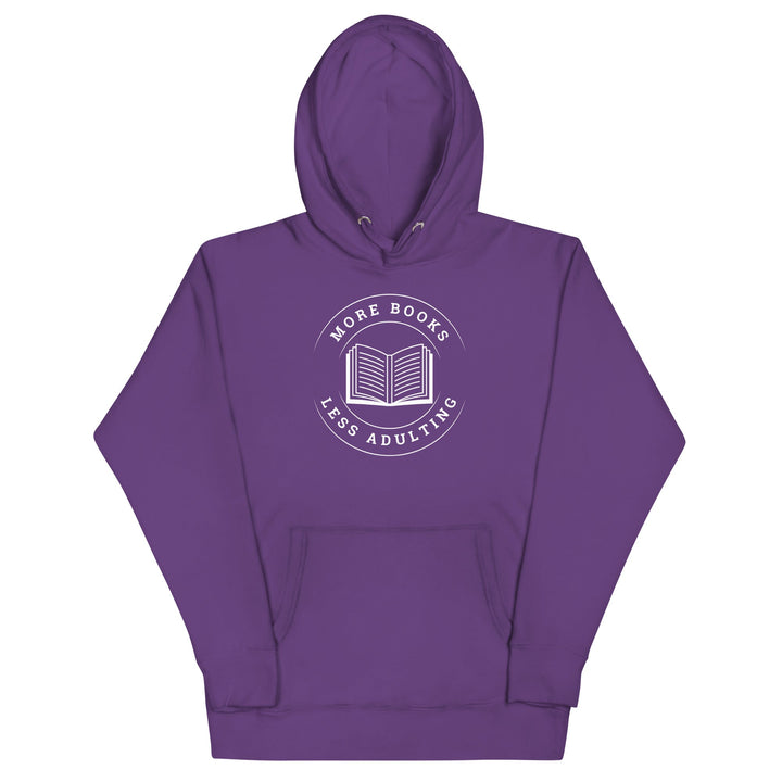 More Books Less Adulting Premium Hoodie - Read Til Dawn