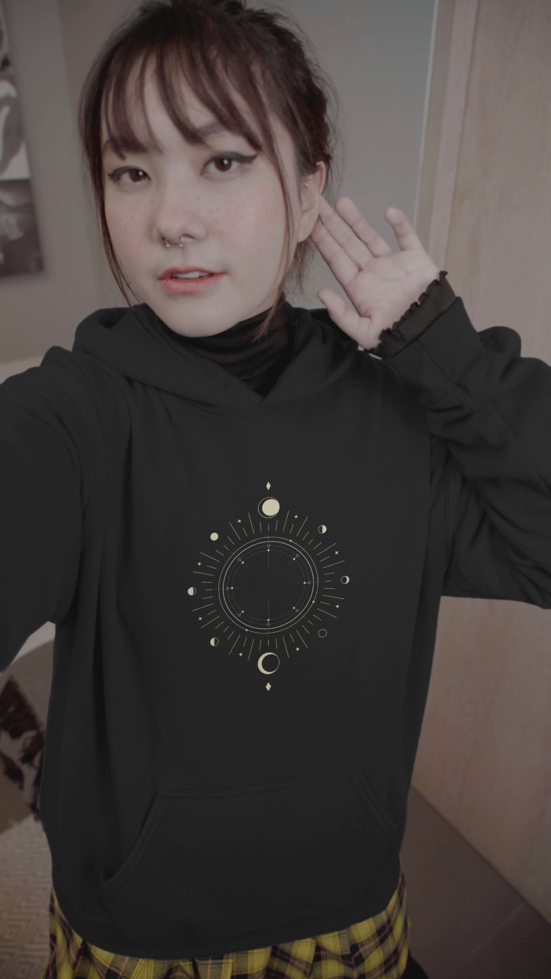 The Moon Watches Over Wild Hearts Hoodie