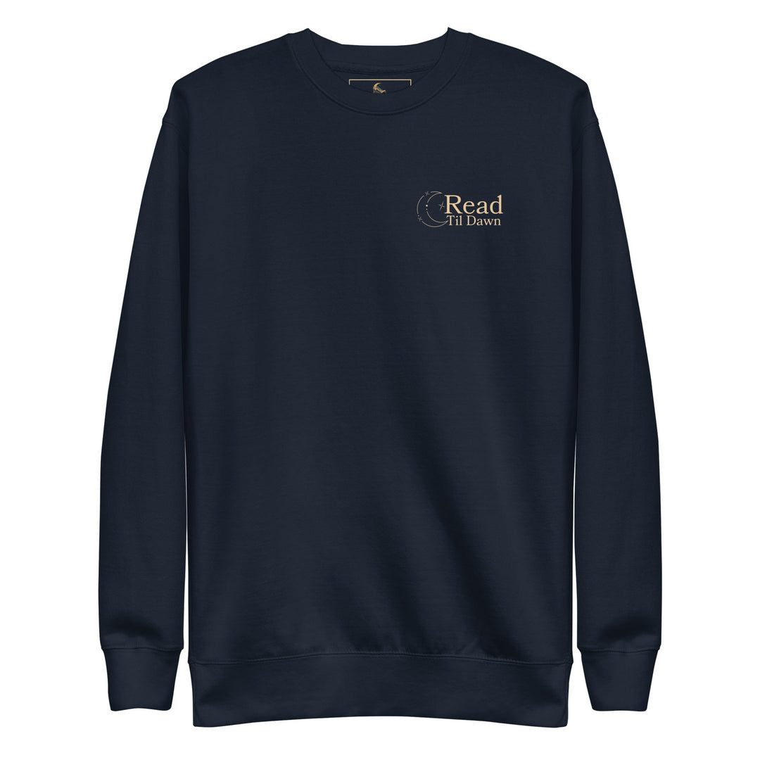 Read Til Dawn Crewneck Sweatshirt - Read Til Dawn