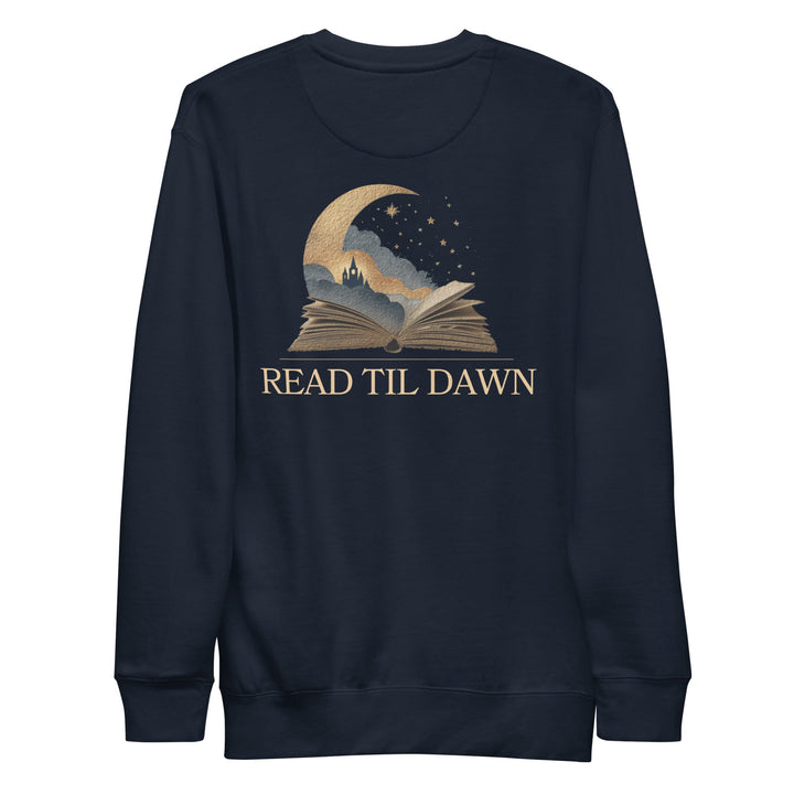 Read Til Dawn Crewneck Sweatshirt - Read Til Dawn