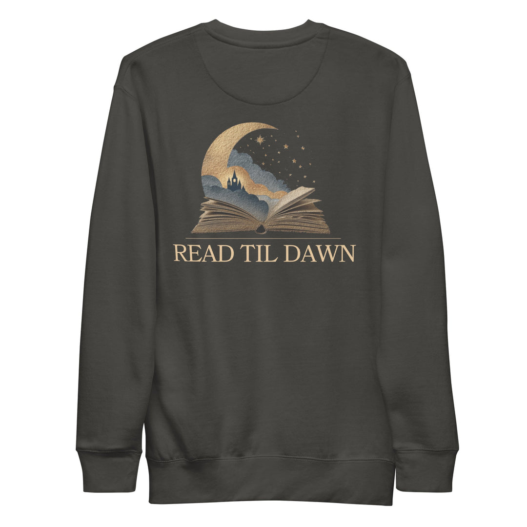 Read Til Dawn Crewneck Sweatshirt - Read Til Dawn