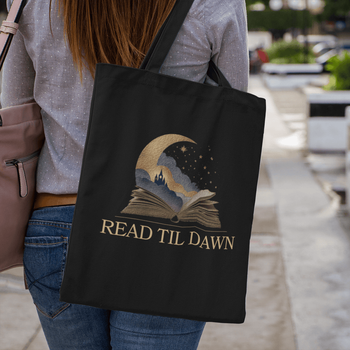 Read Til Dawn Eco Tote Bag - Read Til Dawn