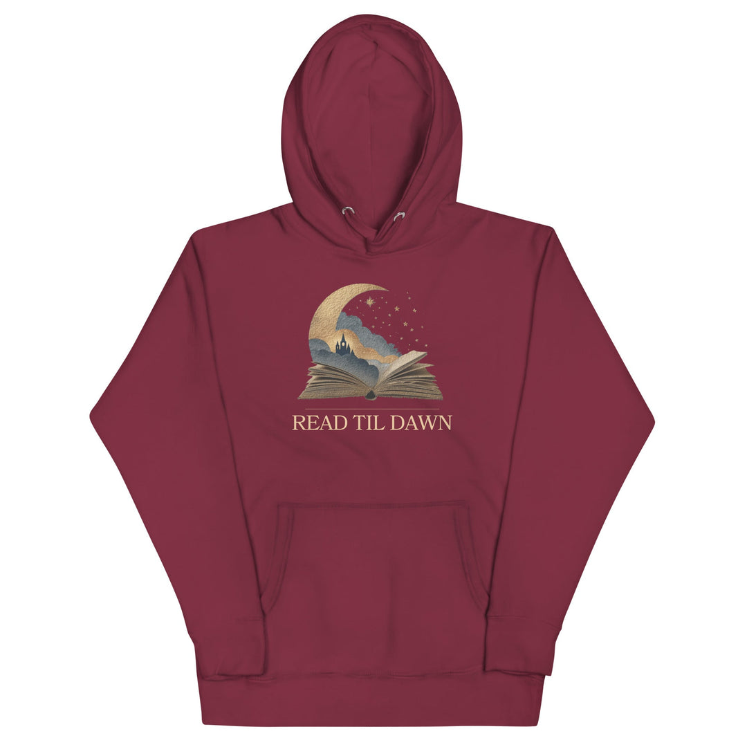 Read Til Dawn (Front Design) Premium Hoodie - Read Til Dawn
