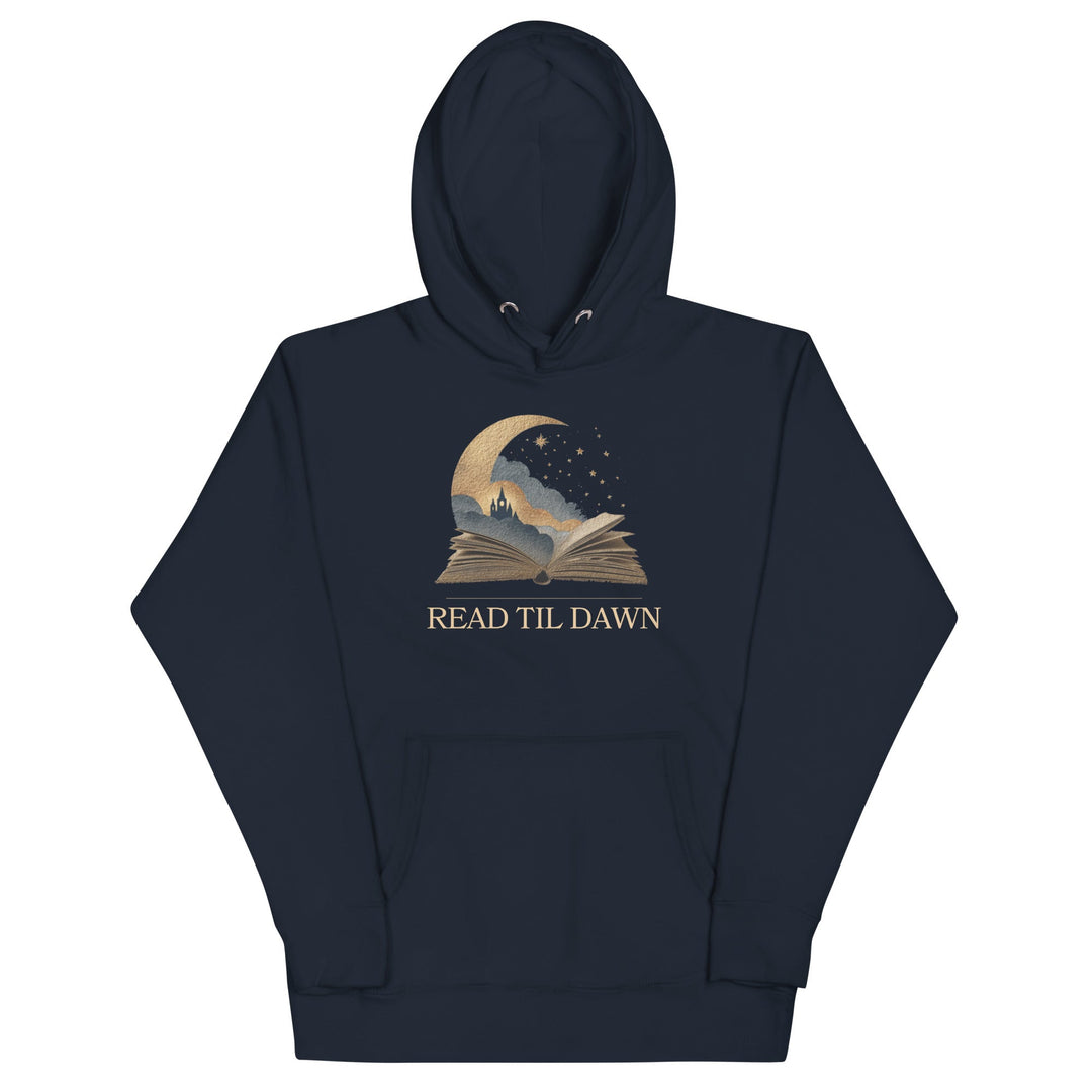 Read Til Dawn (Front Design) Premium Hoodie - Read Til Dawn