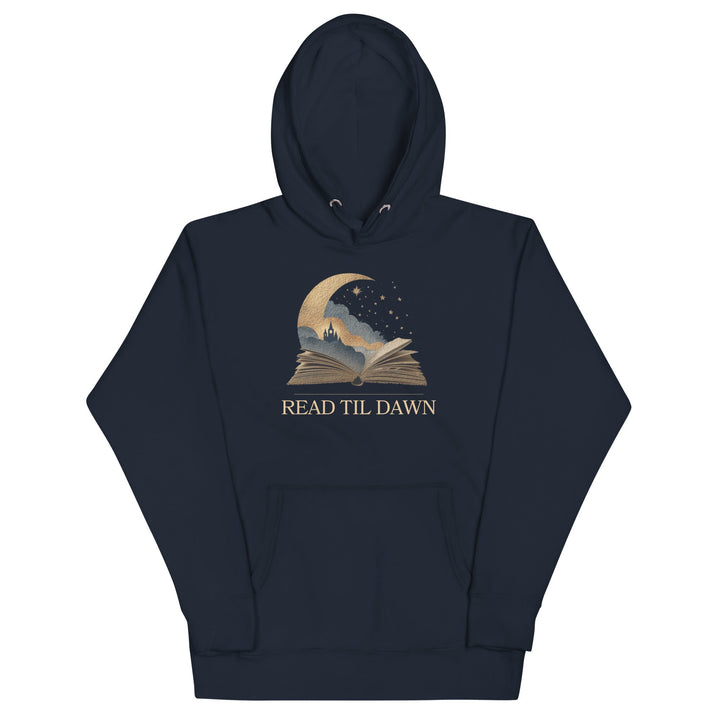 Read Til Dawn (Front Design) Premium Hoodie - Read Til Dawn