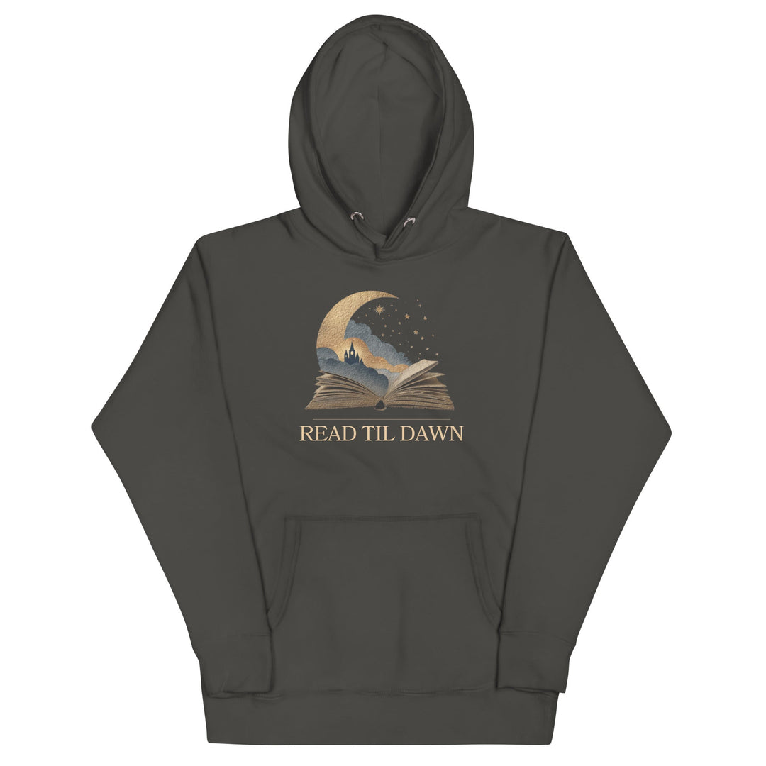 Read Til Dawn (Front Design) Premium Hoodie - Read Til Dawn
