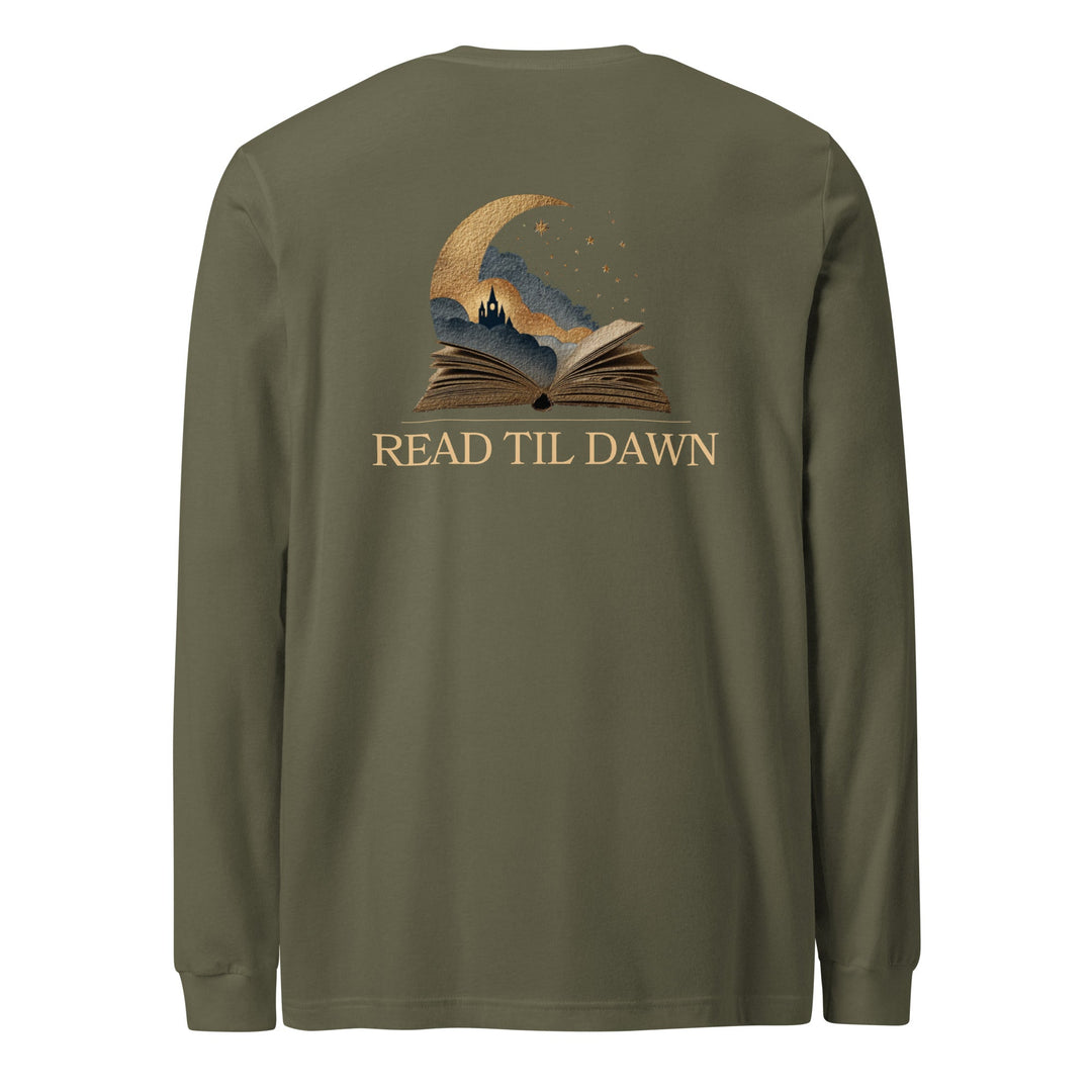 Read Til Dawn Long - Sleeve T-Shirt - Read Til Dawn